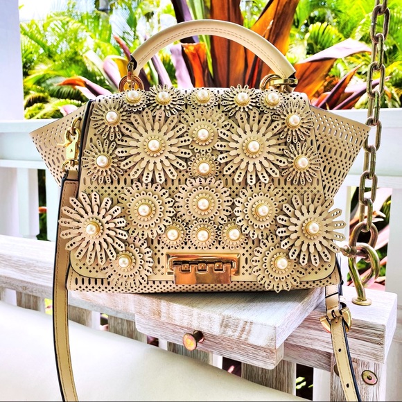 ZAC Zac Posen Floral Eartha Medium Soft Top Handle - Picture 8 of 16